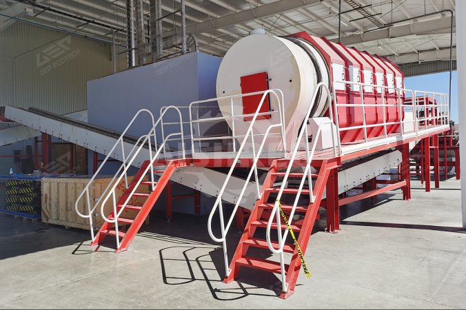 غربال طبلية لمشروع إعادة تدوير نفايات الألومنيوم في المكسيك