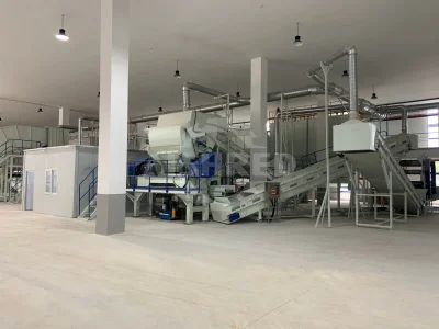 100TPD نظام إعادة تدوير النفايات الصلبة البلدية ، التفريغ 50mm ، الطاقة 400kW