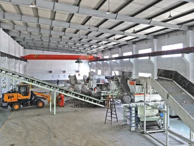 آلة إعادة تدوير النفايات الصناعية، نظام ذكي لاستعادة نفايات الصن