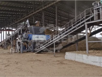 نظام المعالجة المسبقة للكتلة الحيوية، مصنع إعادة تدوير الكتلة الحيوية