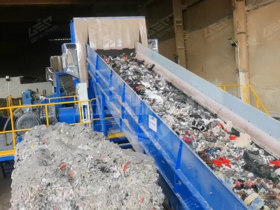 إعادة تدوير النسيج ونظام إنتاج SRF