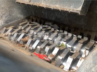 ماكينة تقطيع النفايات المنزلية، بديل لسلسلة Vecoplan VAZ ثنائية 